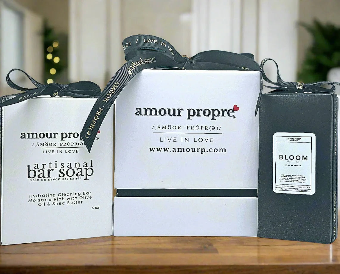 Amour Propre® bougie de luxe handpoured Luxury Soy Candle - 12oz