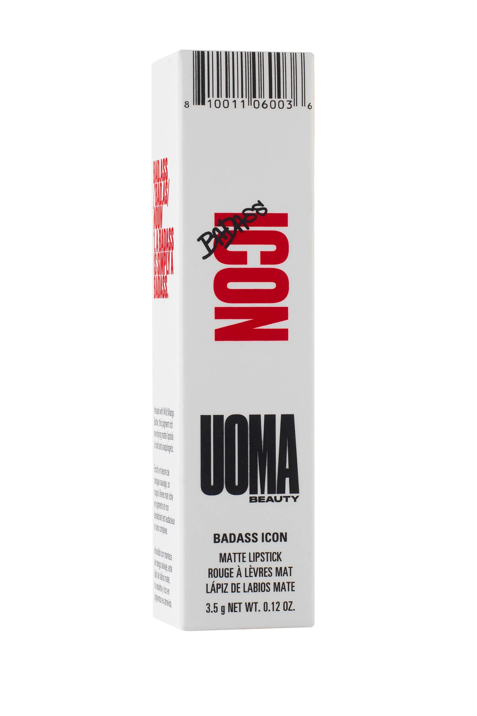 UOMA Beauty Badass Matte Lipstick