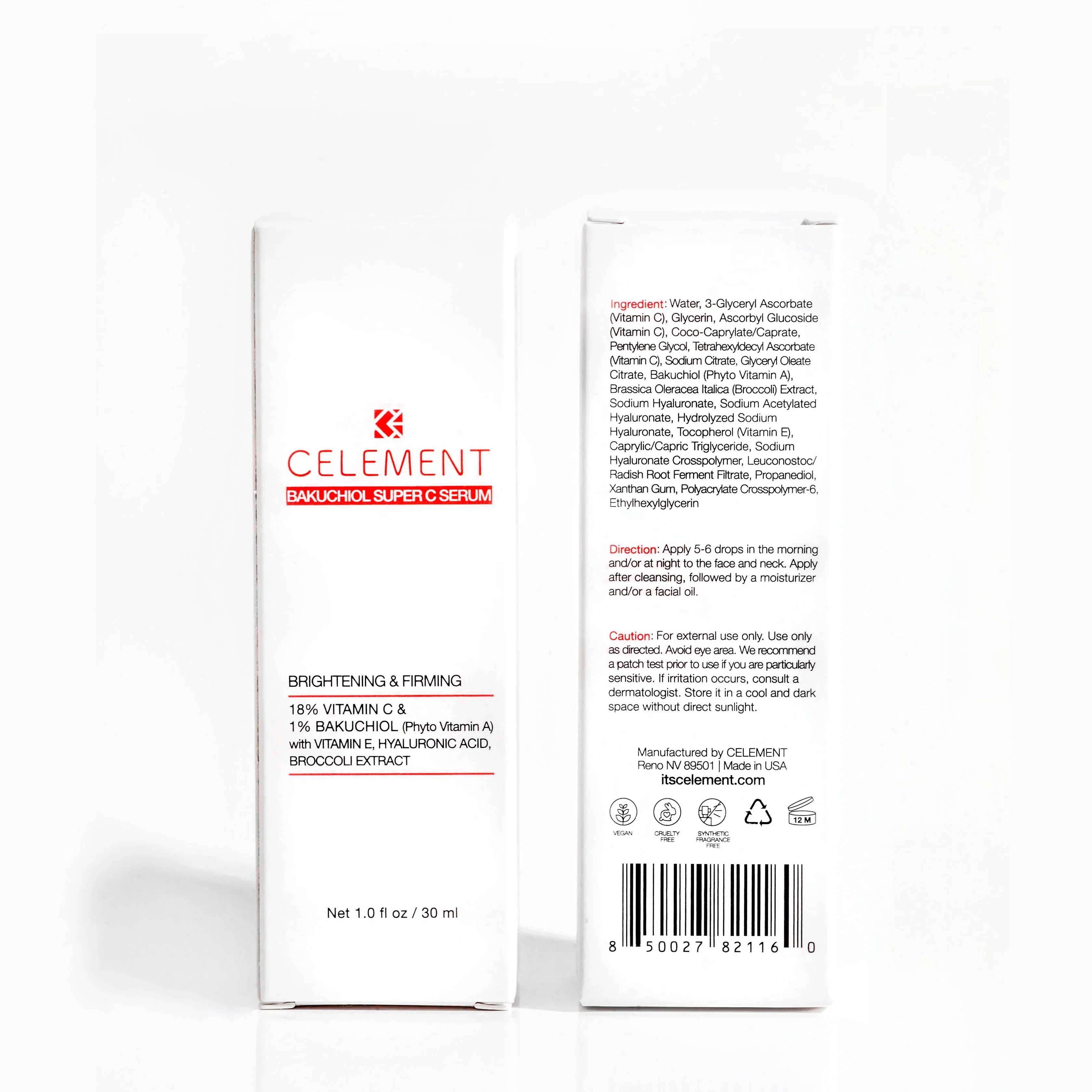 CELEMENT Bakuchiol Super C Serum