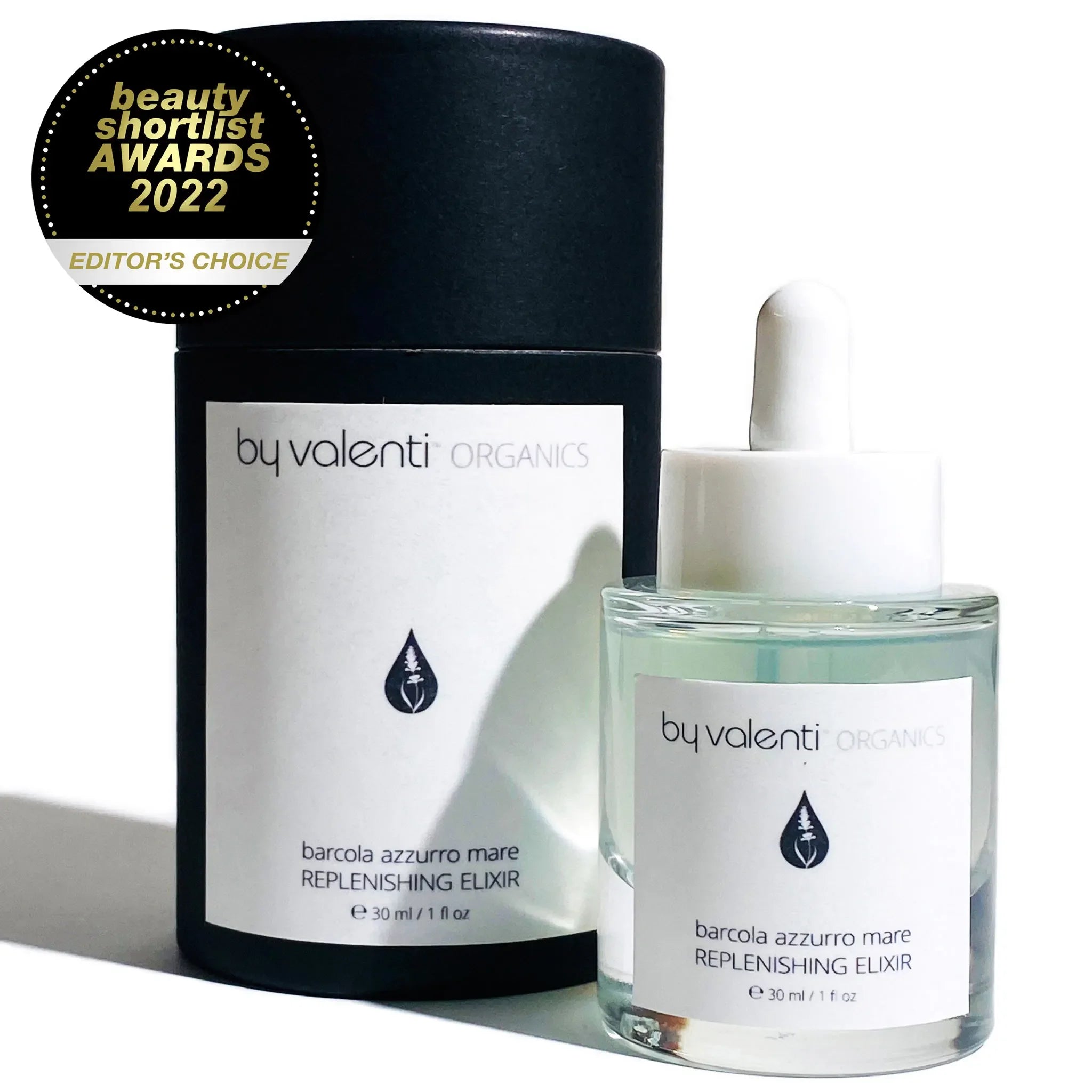 by valenti® Barcola Azzurro Mare Replenishing Elixir with Hyaluronic acid + Niacinamide 5% + Sea kelp bioferment