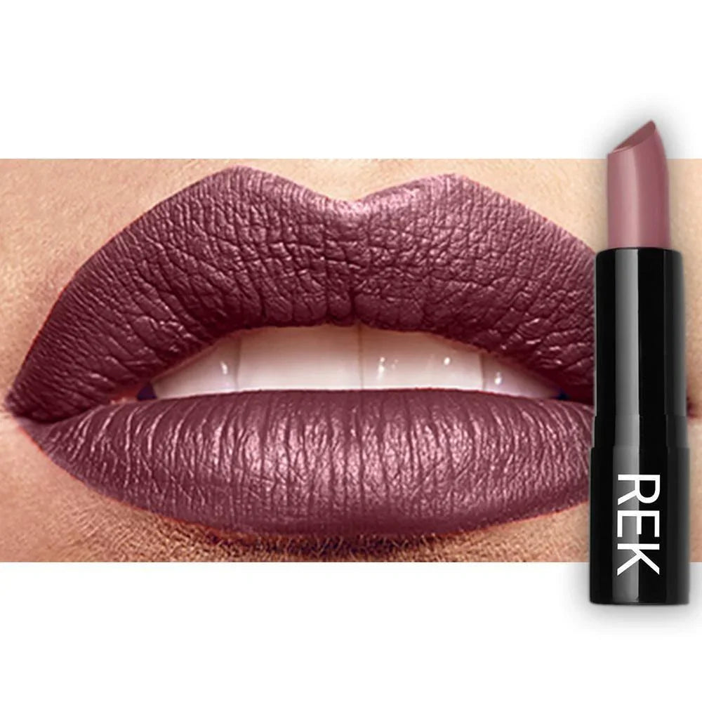REK Cosmetics Sheer Shine Lipstick — Long-Lasting, Hydrating Color Formula