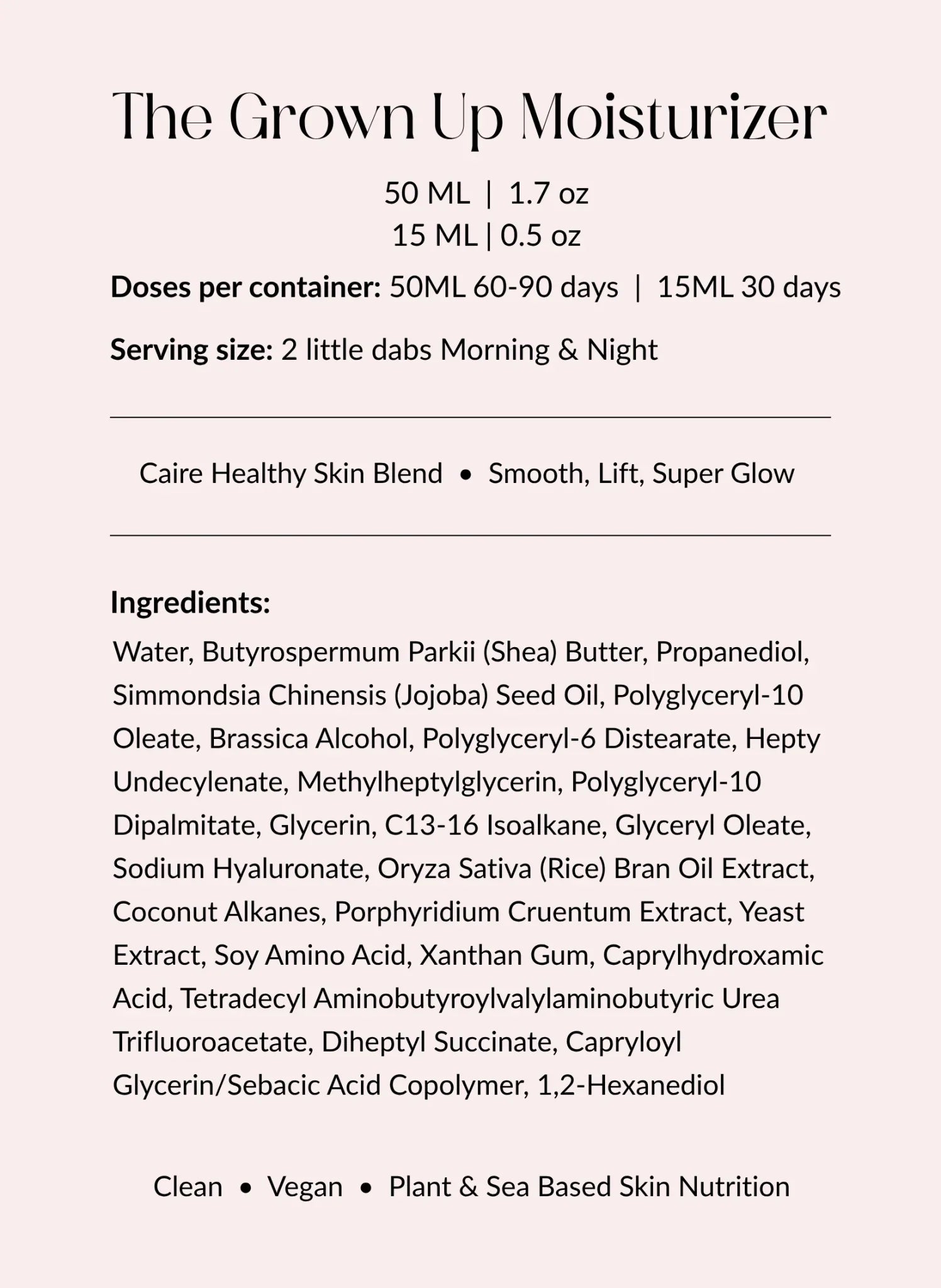 Caire Beauty Best Moisturizer for Mature Skin