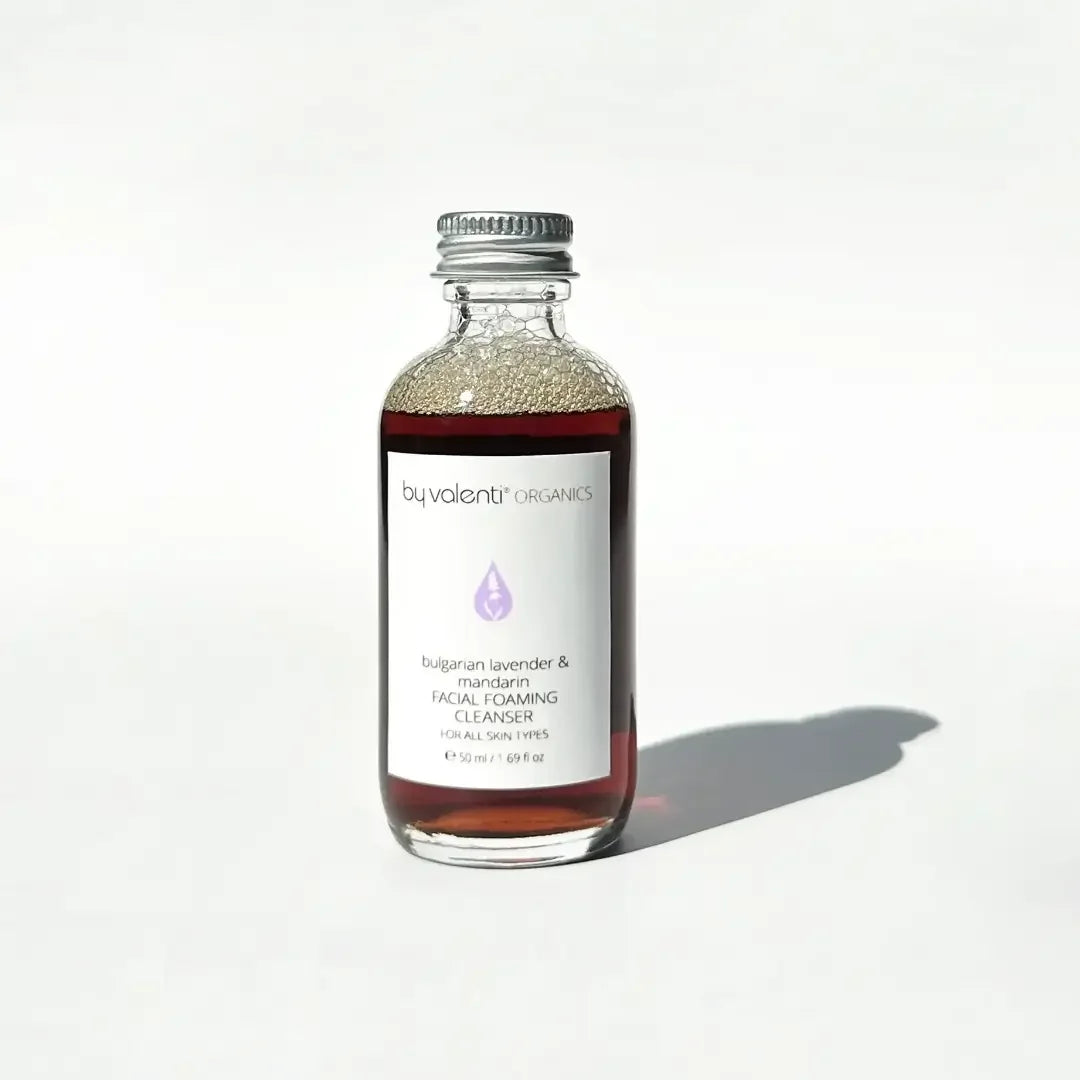 by valenti® Bulgarian Lavender & Mandarin Facial Foaming Cleanser with Sweet almond oil + Lavender extract