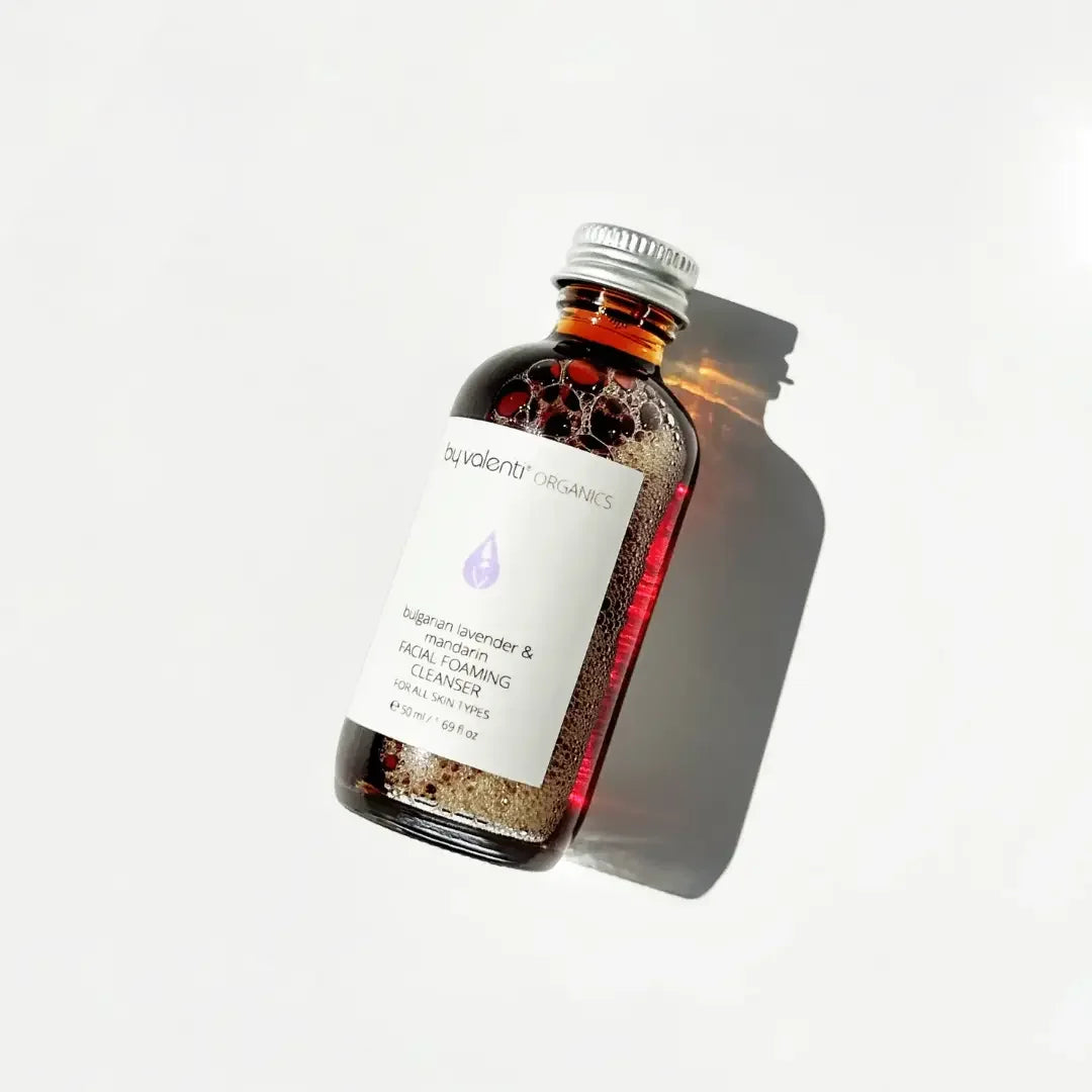 by valenti® Bulgarian Lavender & Mandarin Facial Foaming Cleanser with Sweet almond oil + Lavender extract