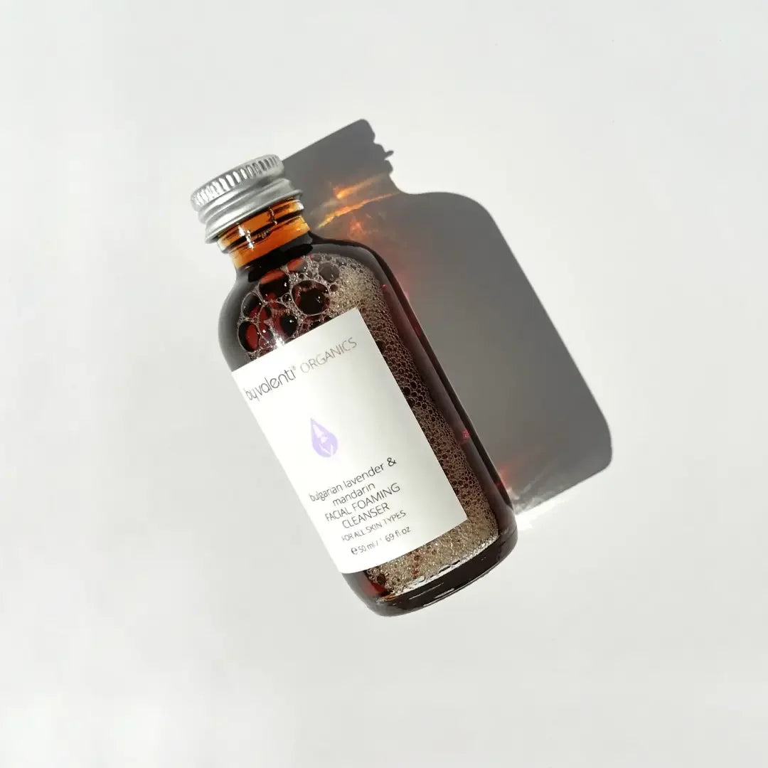 by valenti® Bulgarian Lavender & Mandarin Facial Foaming Cleanser with Sweet almond oil + Lavender extract