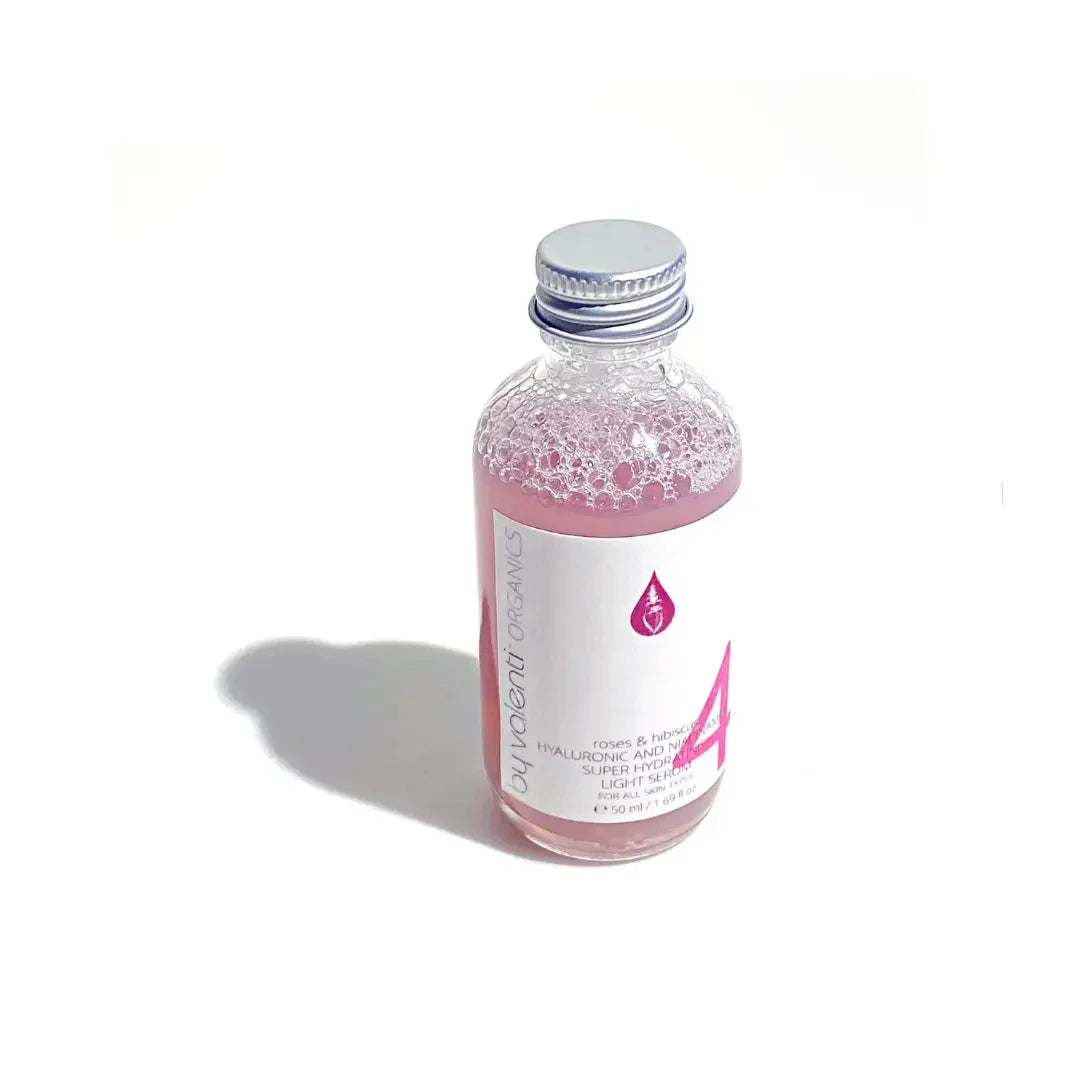 by valenti® Roses & Hibiscus Super Hydrating Light Serum with Hyaluronic acid + dl-panthenol + Niacinamide 5%