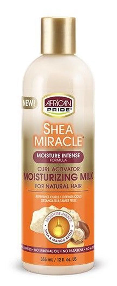 African Pride Shea Butter Miracle Silky Hair Moisturizer 12 Oz - Image 1