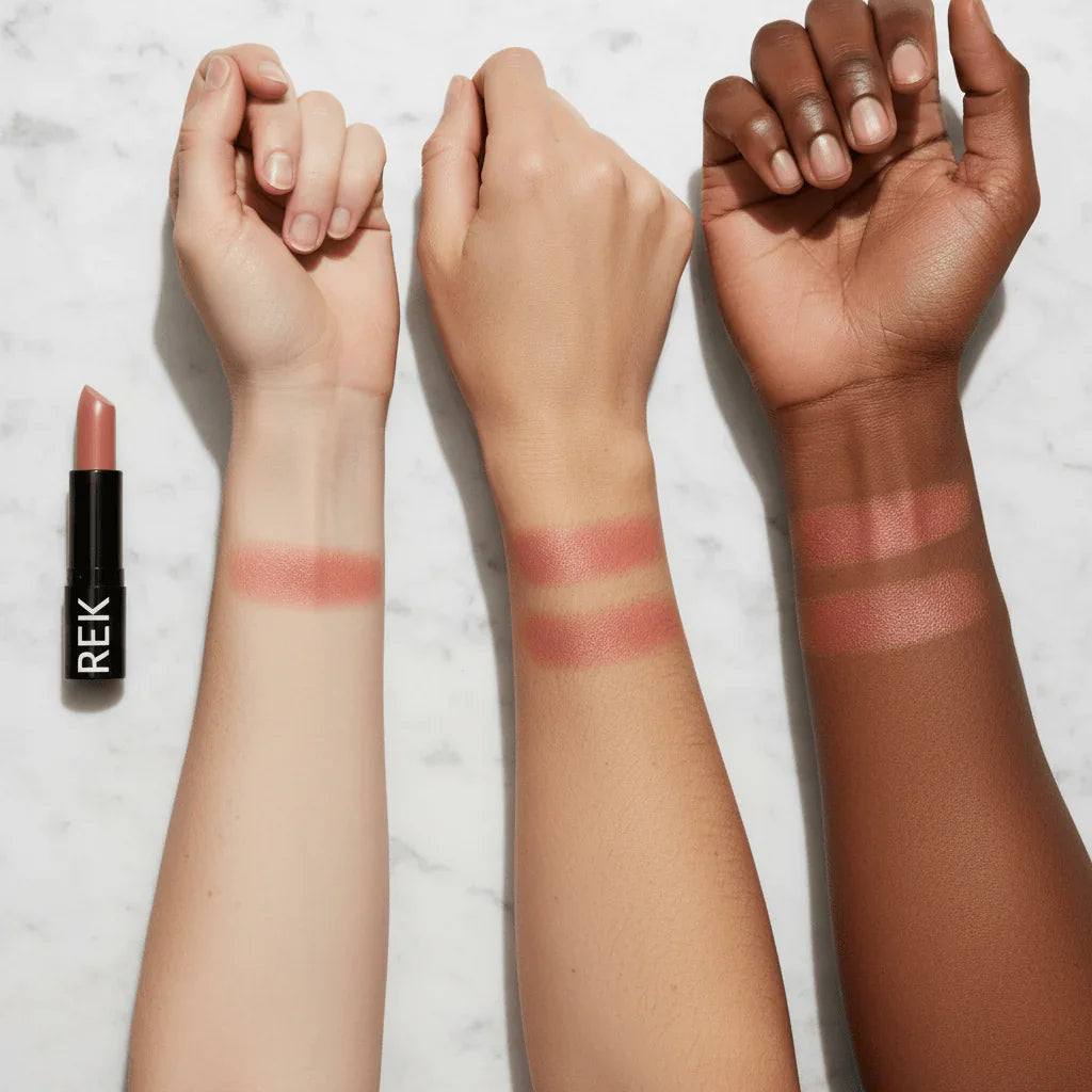 REK Cosmetics REK Matte Lipstick — Luxury Clean, Long-Lasting Vegan Formula