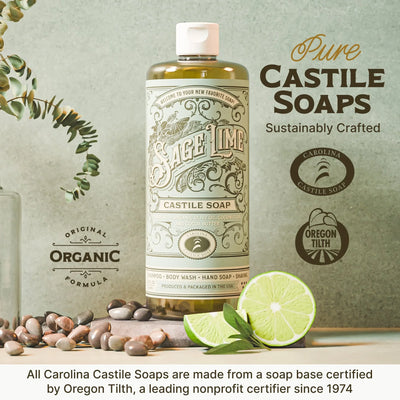 Carolina Castile Soap Sage Lime Castile Soap - Image 2