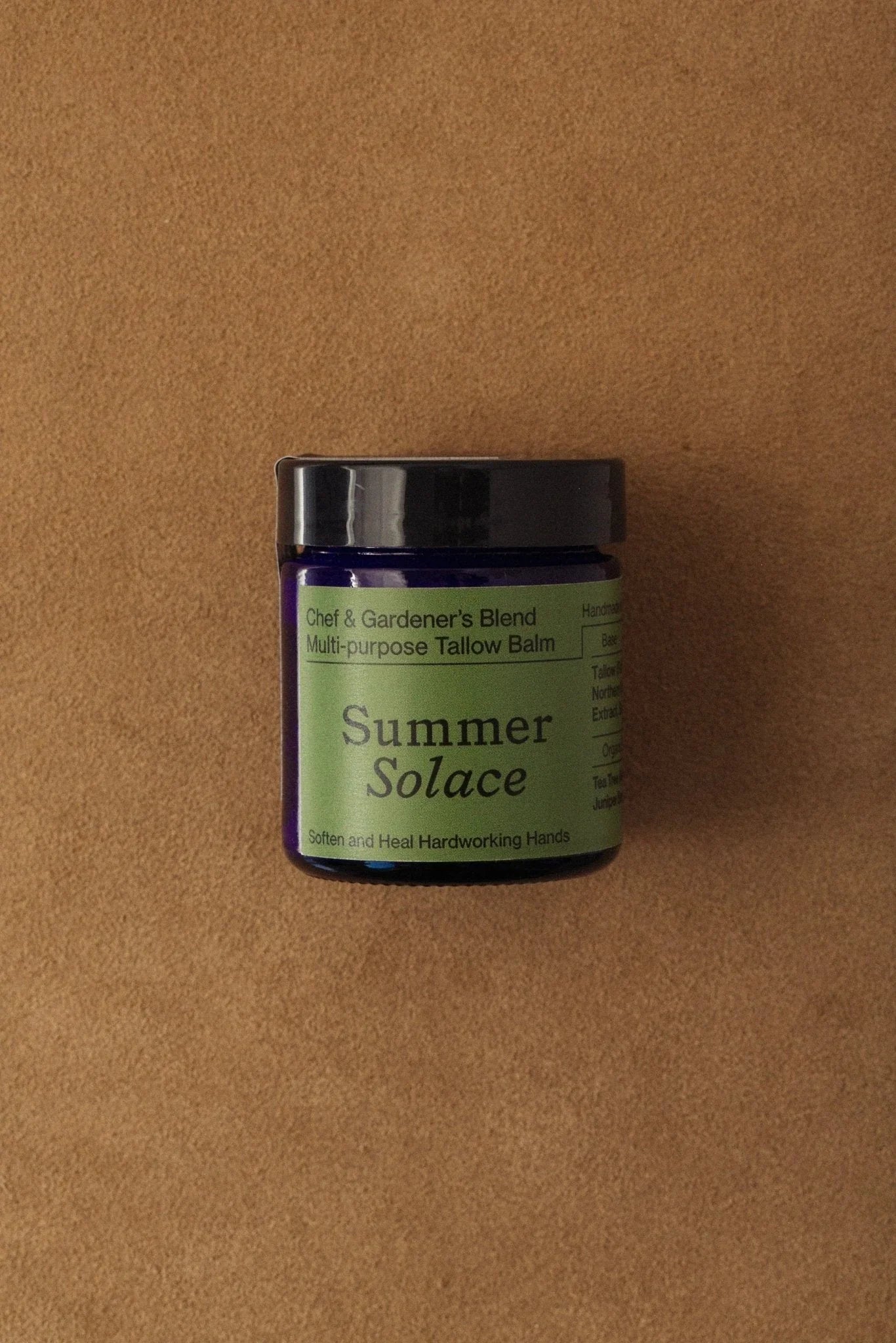 Summer Solace Tallow Chef & Gardener’s Healing Balm – Rosemary, Myrrh & Tea Tree