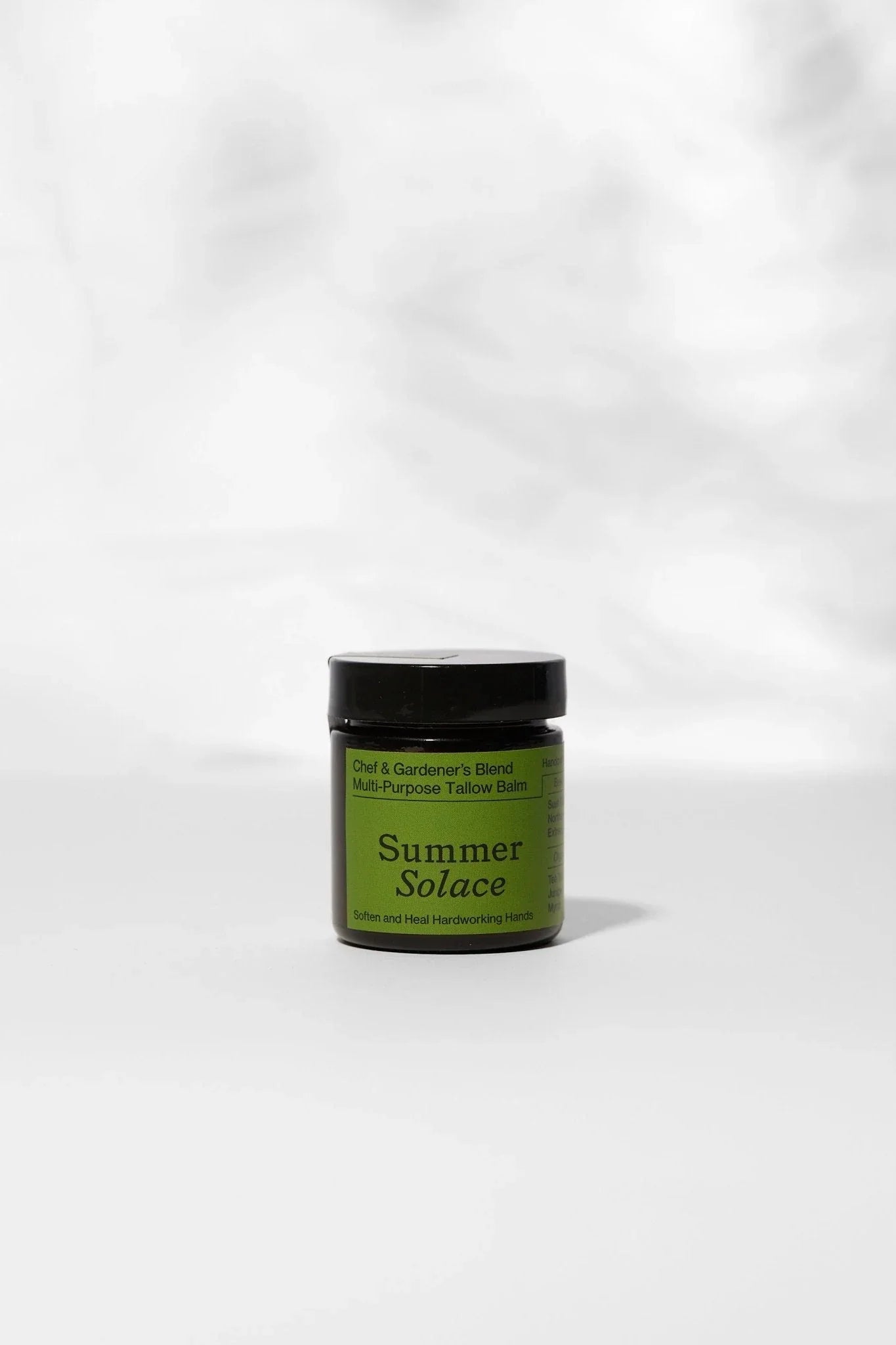 Summer Solace Tallow Chef & Gardener’s Healing Balm – Rosemary, Myrrh & Tea Tree