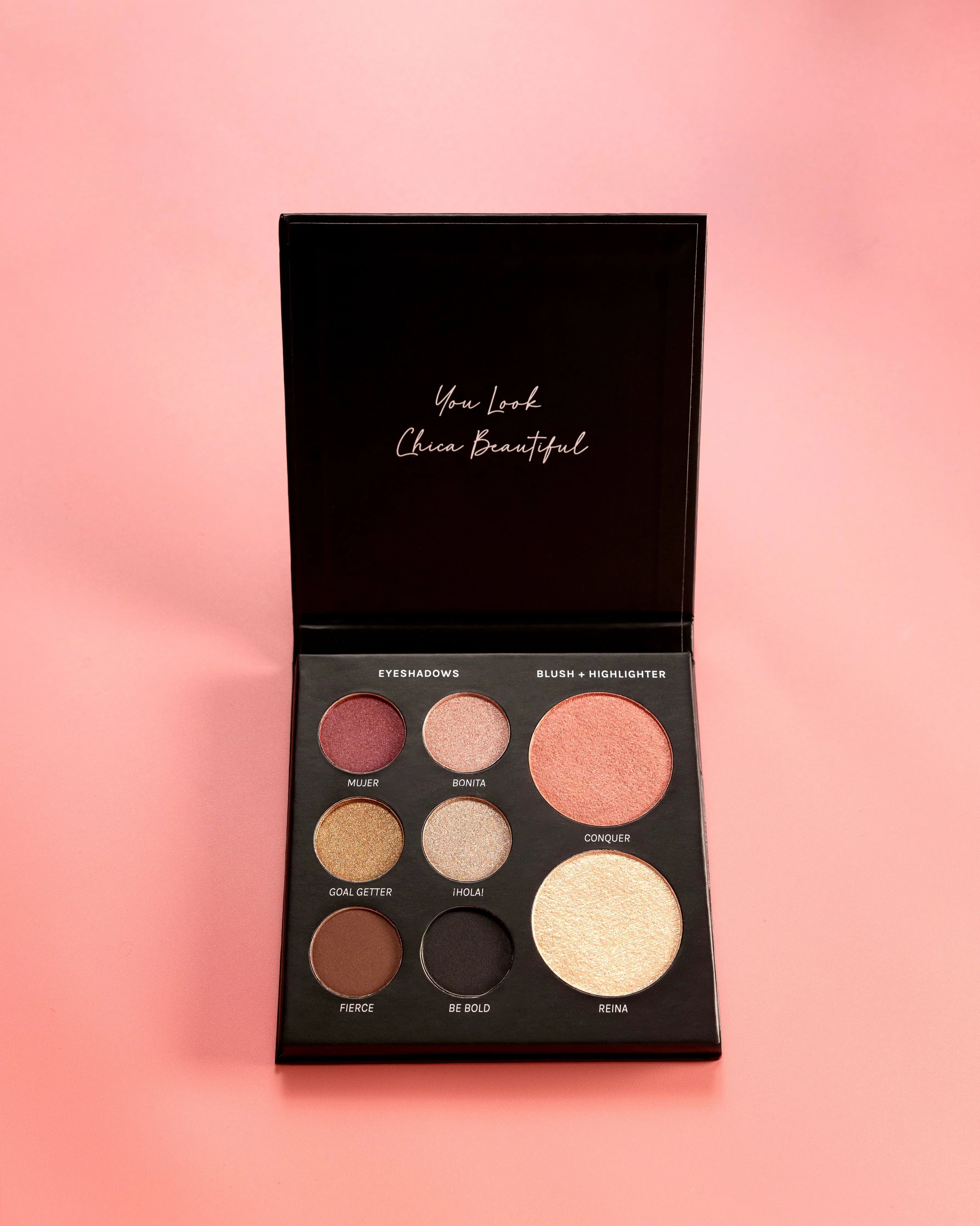 Chica Beauty GET IT CHICA (All-In-One Face Palette - Blush, Highlighter & 6 Eyeshadows)