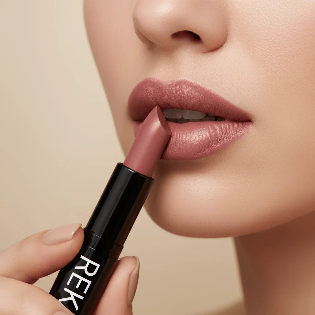 REK Cosmetics REK Matte Lipstick — Luxury Clean, Long-Lasting Vegan Formula