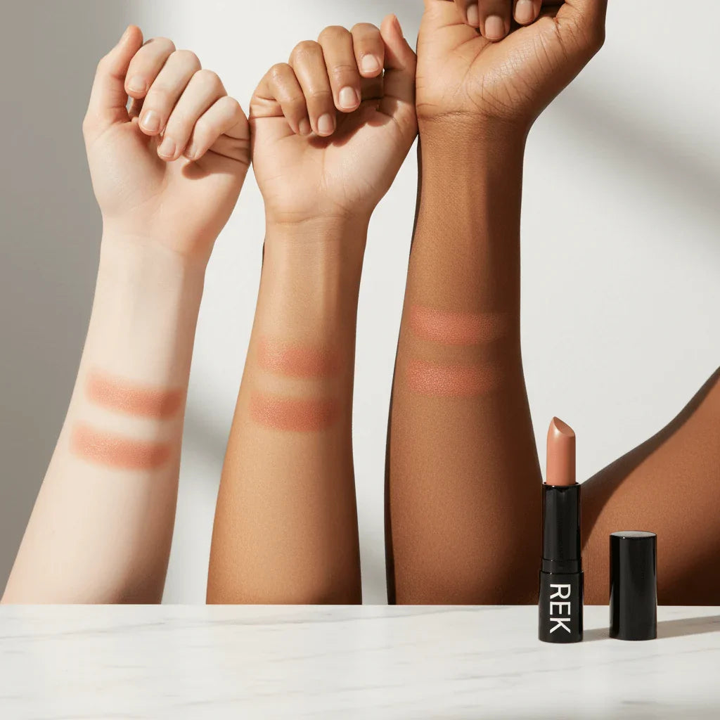 REK Cosmetics REK Matte Lipstick — Luxury Clean, Long-Lasting Vegan Formula