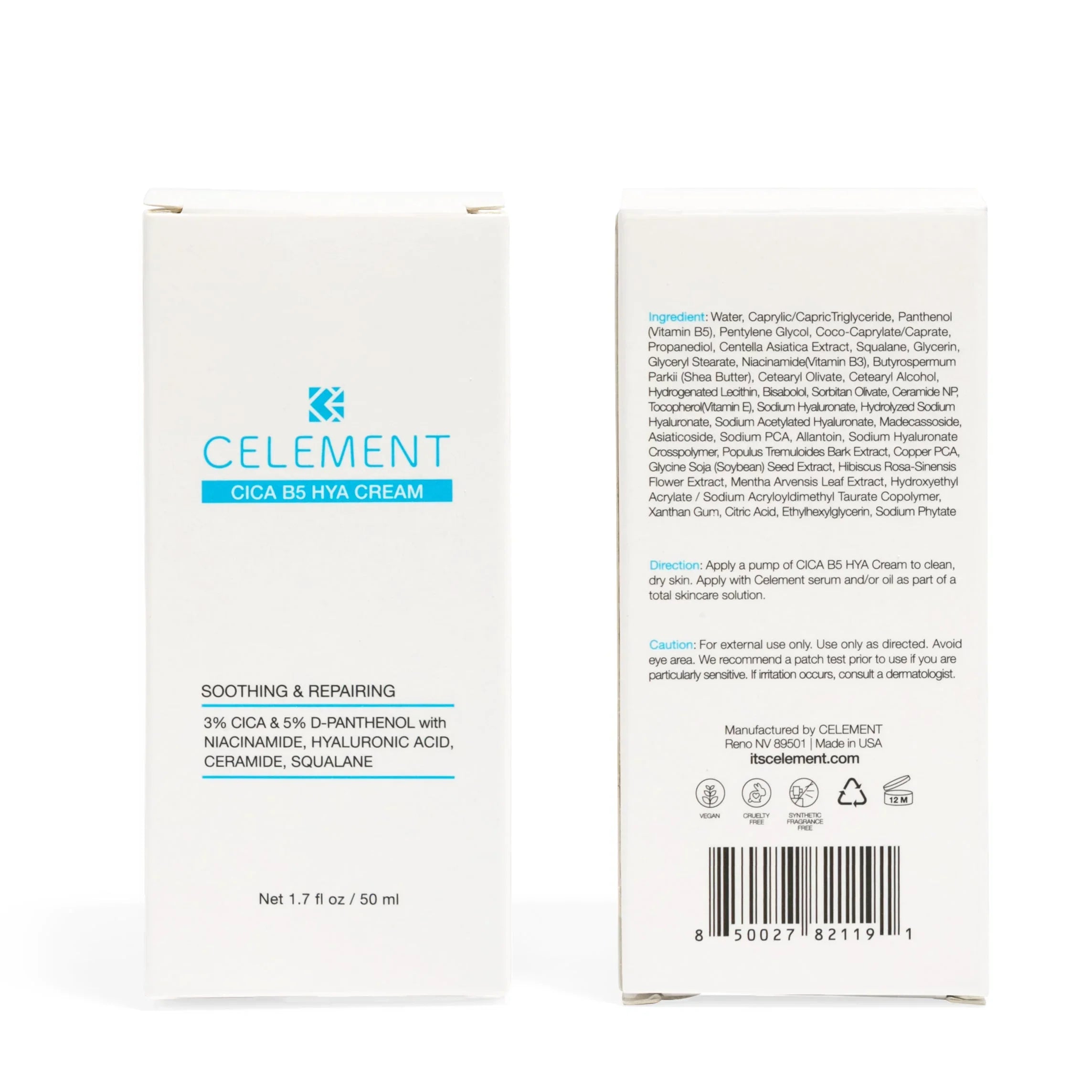 CELEMENT CICA B5 HYA Cream