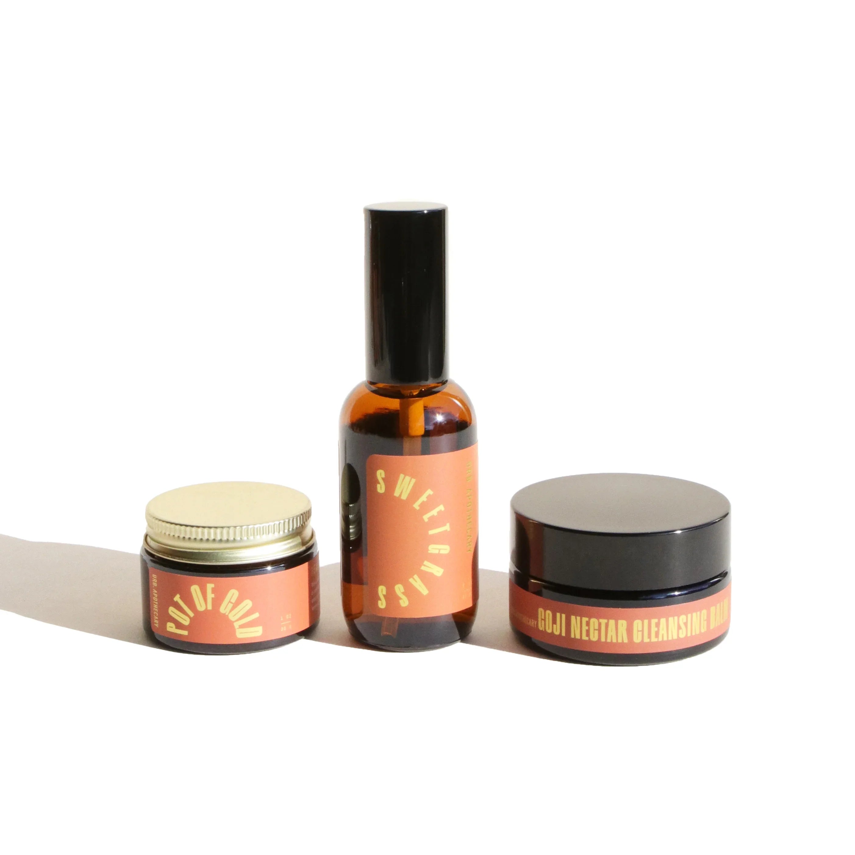 URB APOTHECARY Daily Vitality Trio with Goji Nectar Cleansing Balm - Normal/Mature Skin