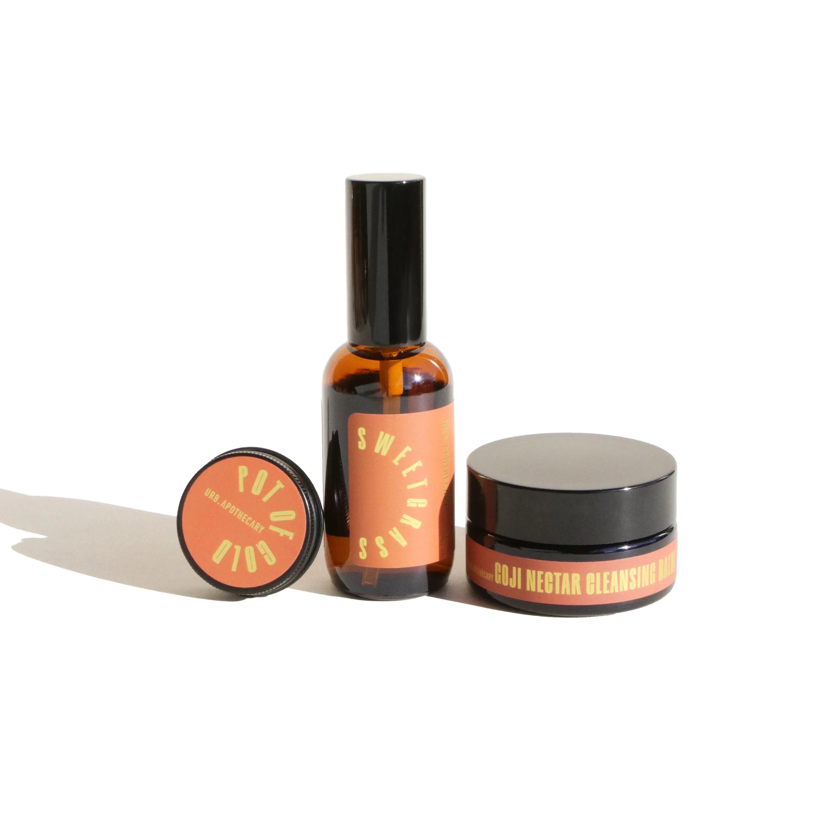 URB APOTHECARY Daily Vitality Trio with Goji Nectar Cleansing Balm - Normal/Mature Skin