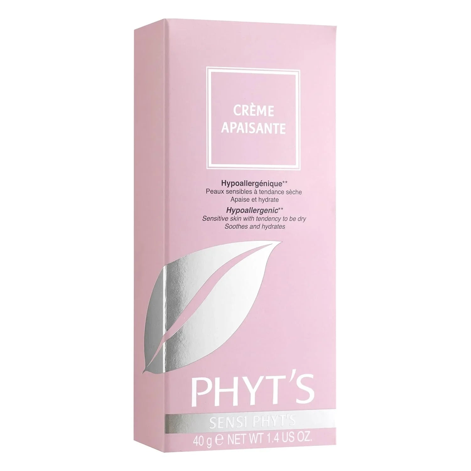Phyts Soothing Cream - Face Moisturizer Ideal for Dry and Sensitive Skin - Reduces Discomfort and Redness - Fragrance-Free Vegan Face Cream - 1.4 Oz