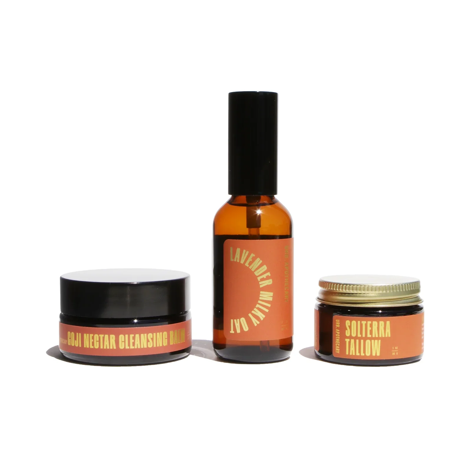 URB APOTHECARY Daily Vitality Trio with Goji Nectar Cleansing Balm - Normal/Mature Skin