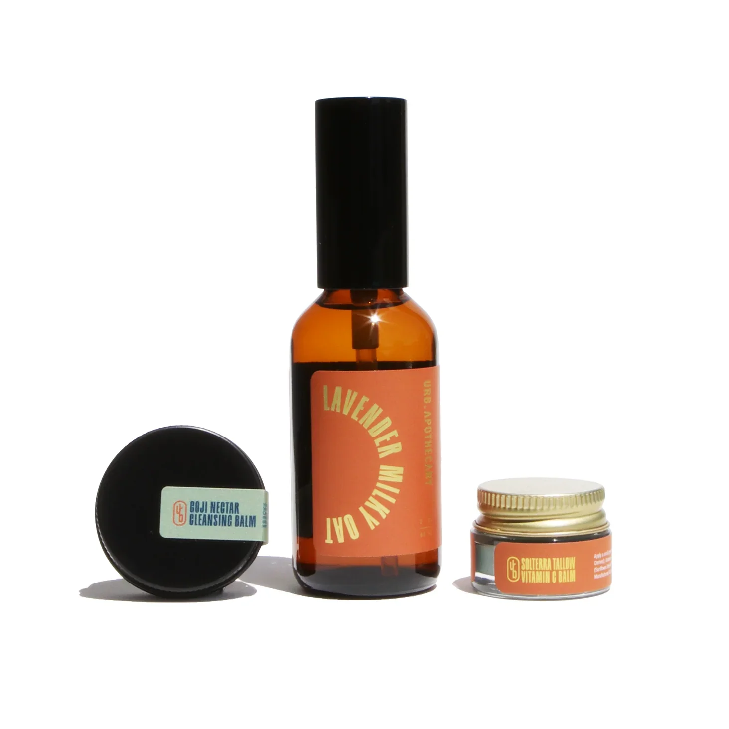 URB APOTHECARY Daily Vitality Trio with Goji Nectar Cleansing Balm - Normal/Mature Skin