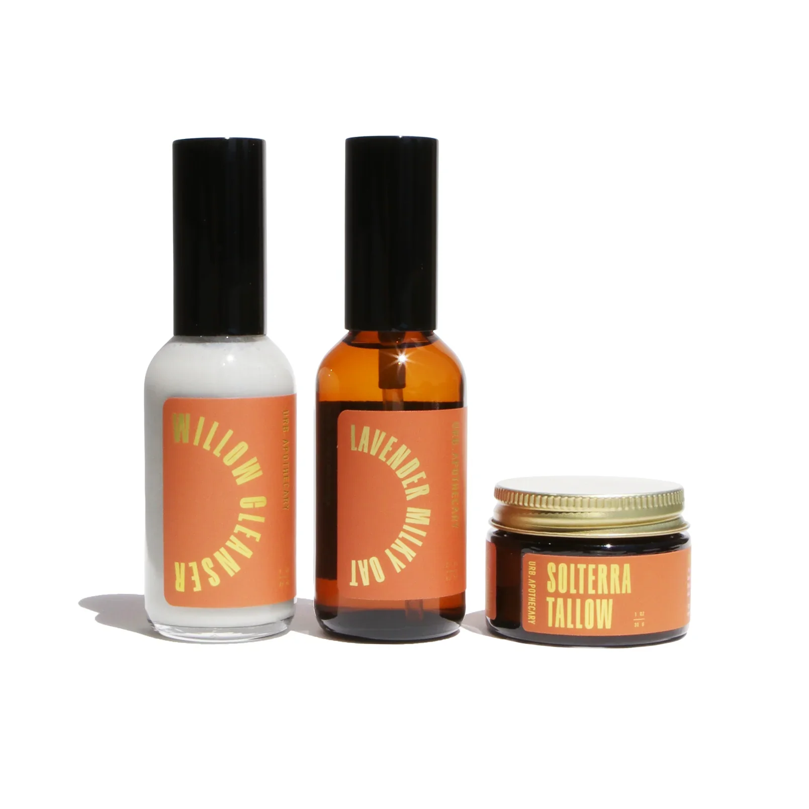 URB APOTHECARY Daily Vitality Trio with Willow Cleanser - Prone Skin
