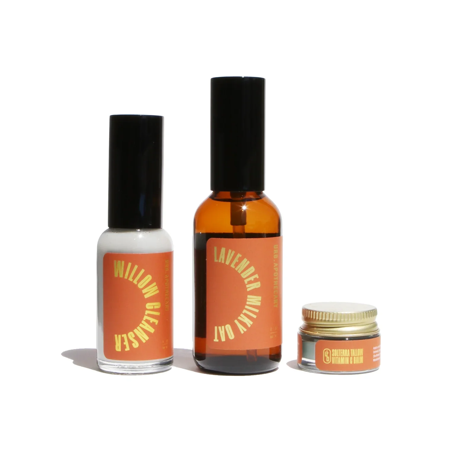 URB APOTHECARY Daily Vitality Trio with Willow Cleanser - Prone Skin