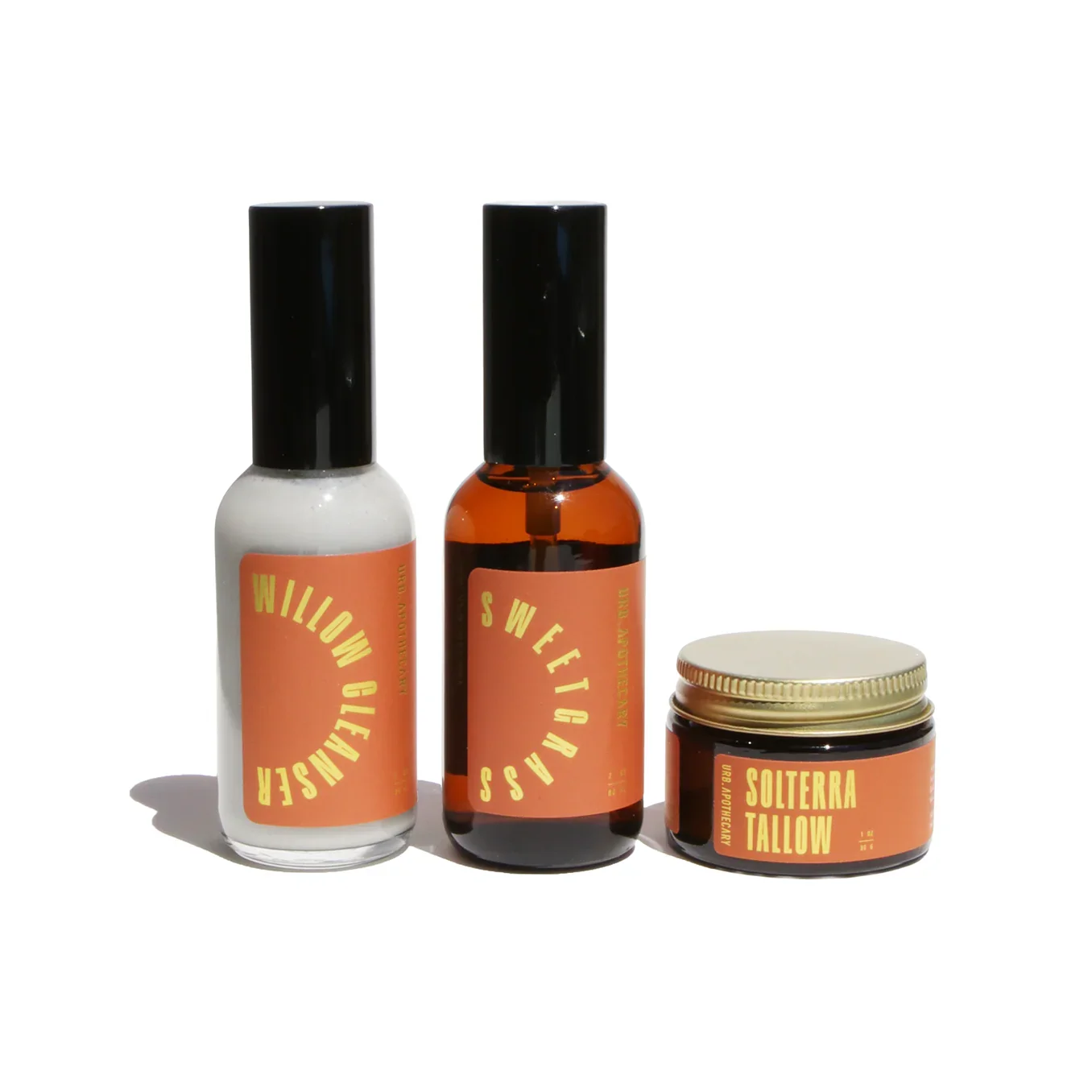 URB APOTHECARY Daily Vitality Trio with Willow Cleanser - Prone Skin