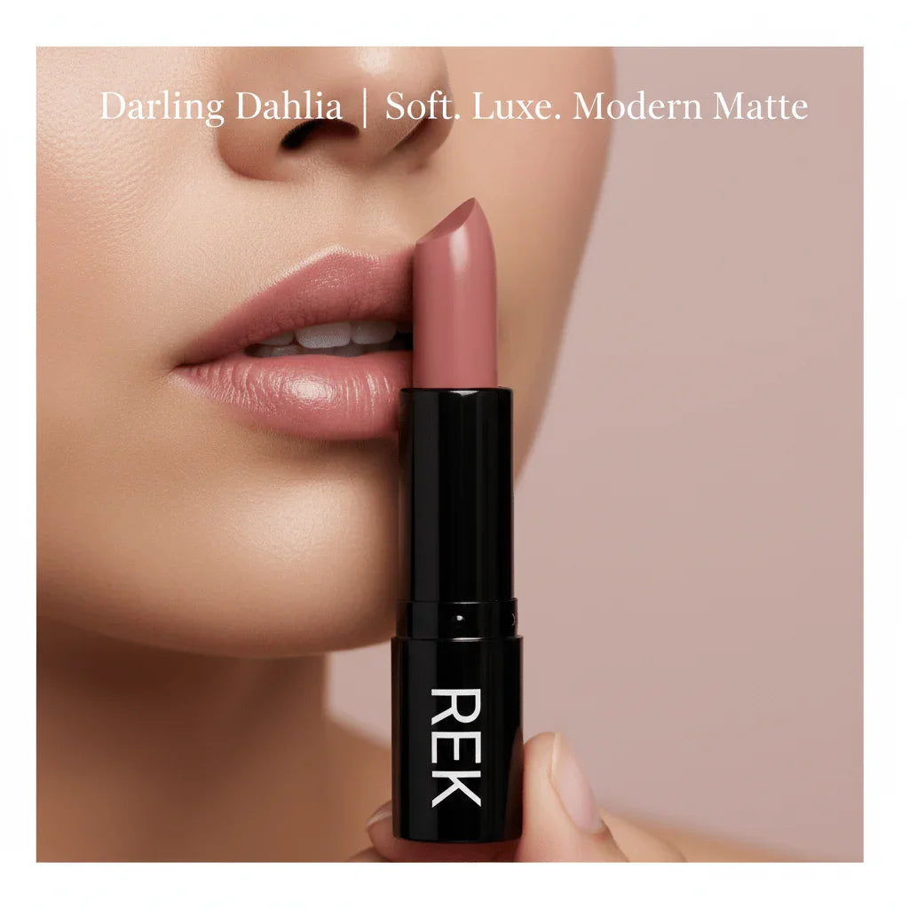 REK Cosmetics Cream Lipstick Collection - Creamy Finish, Longwear Formula
