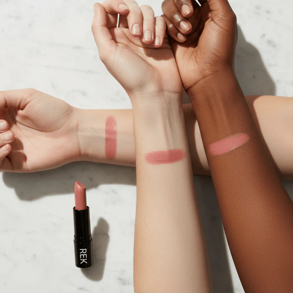 REK Cosmetics Cream Lipstick Collection - Creamy Finish, Longwear Formula