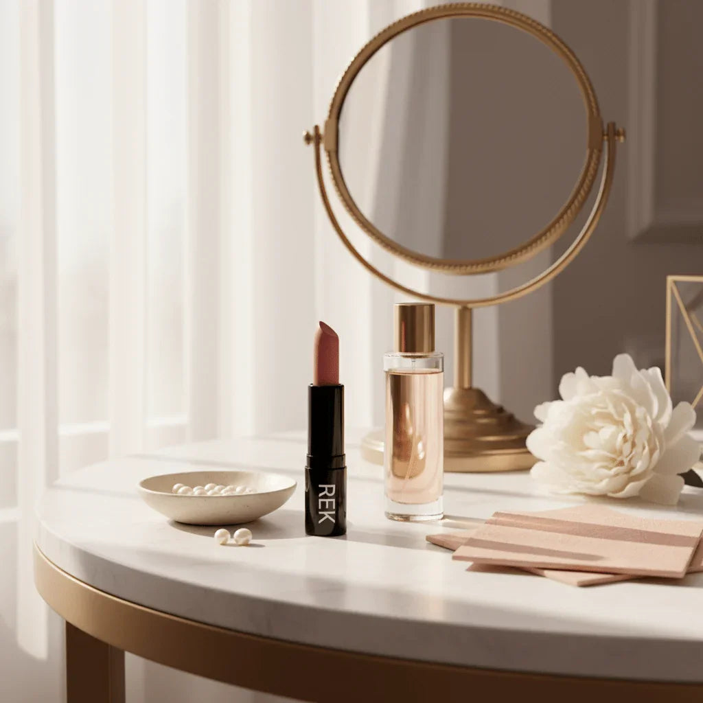 REK Cosmetics Cream Lipstick Collection - Creamy Finish, Longwear Formula