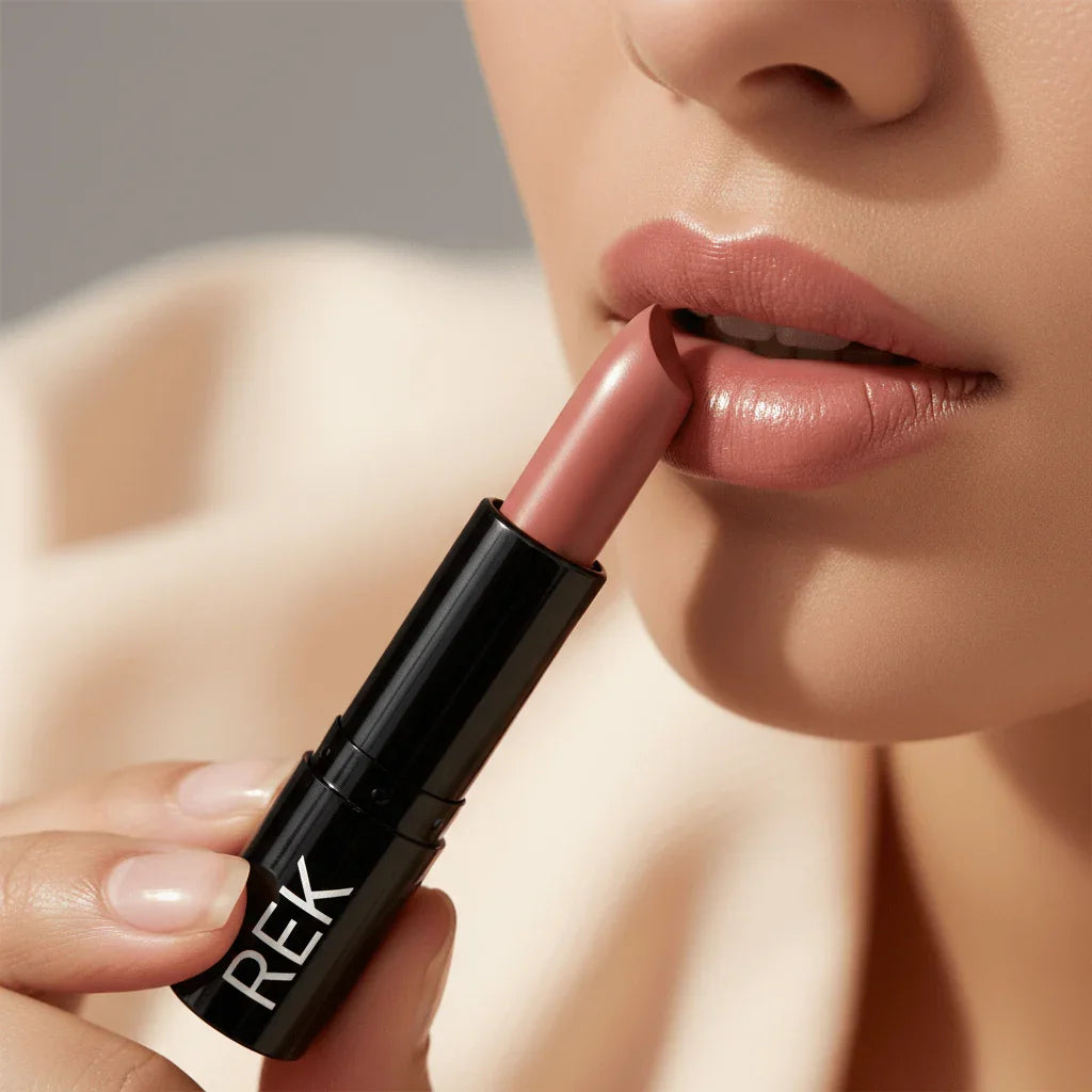 REK Cosmetics Cream Lipstick Collection - Creamy Finish, Longwear Formula