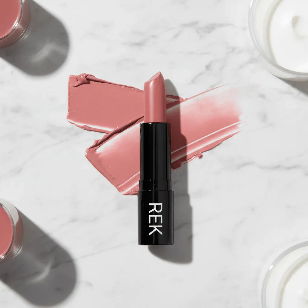 REK Cosmetics Cream Lipstick Collection - Creamy Finish, Longwear Formula