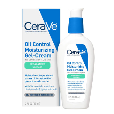 CeraVe Oil Control Moisturizing Gel-Cream Face Moisturizer for Oily Skin - Image 1