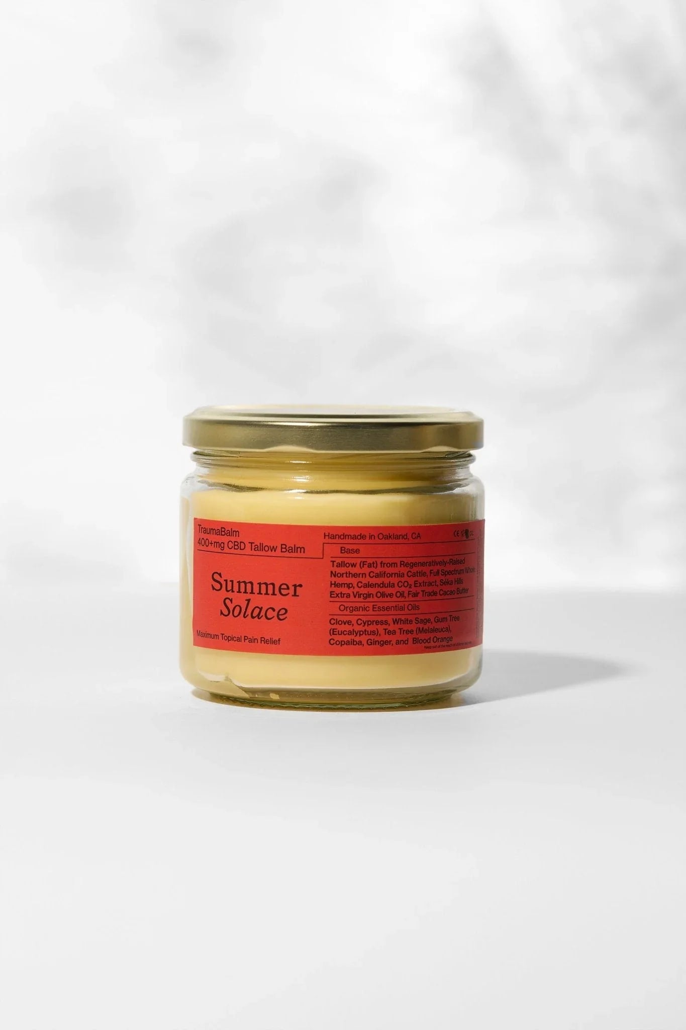 Summer Solace Tallow Family Size Scented Tallow Balm 11.5 oz