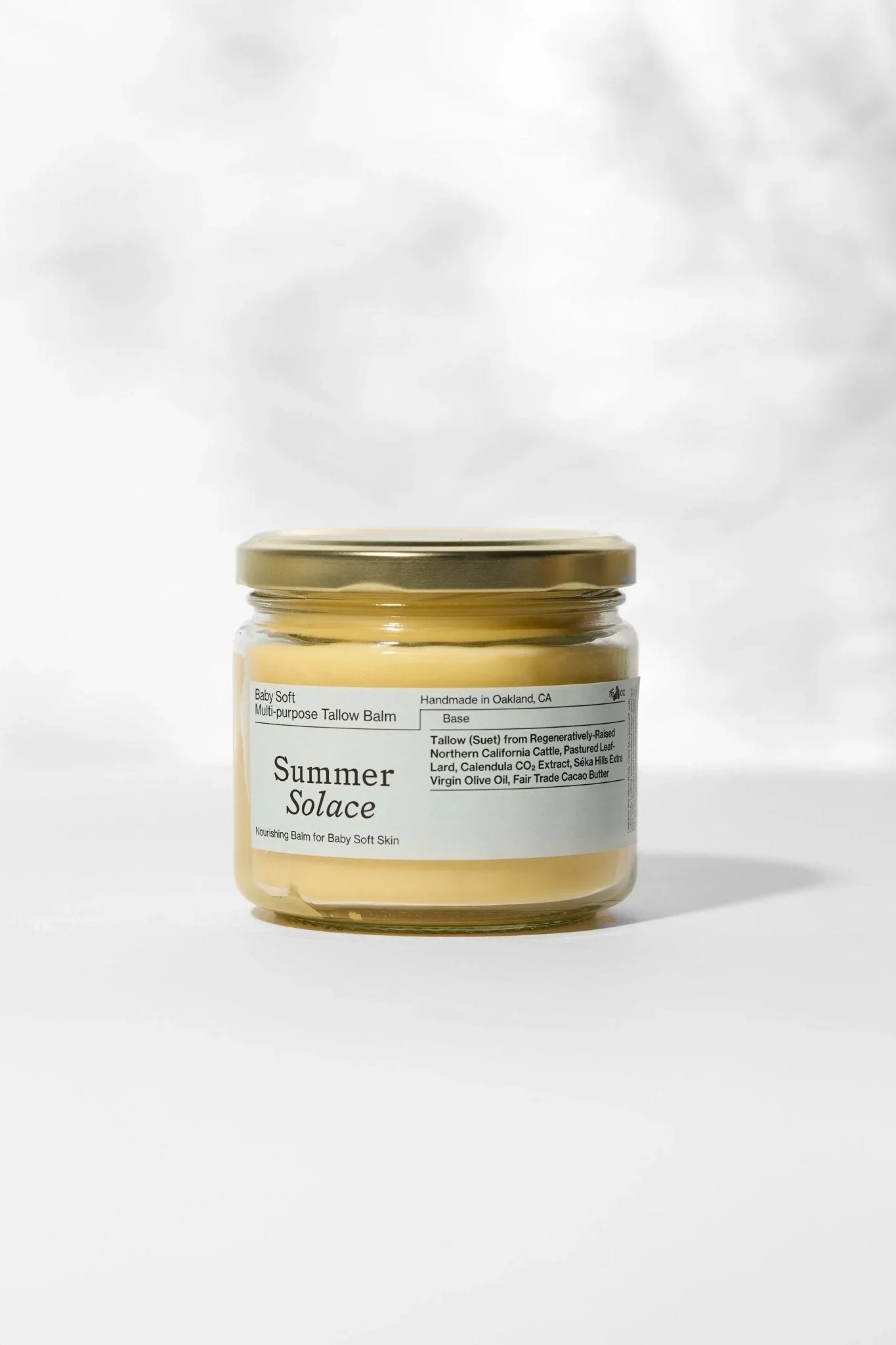 Summer Solace Tallow Family Size Scented Tallow Balm 11.5 oz