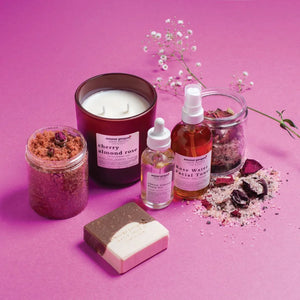 Amour Propre® Cherry Almond Rose Spa Gift Box Sets