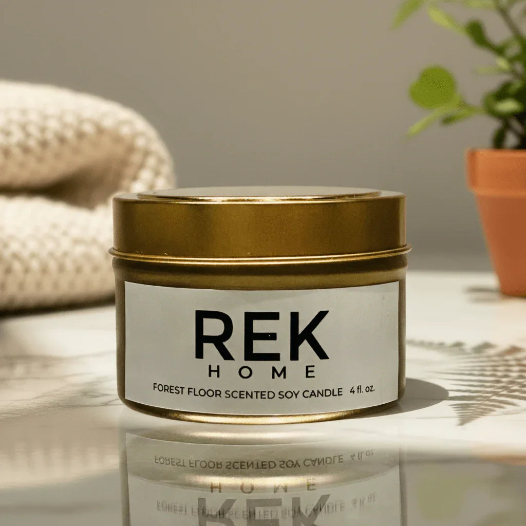 REK Cosmetics Forest Floor Soy Candle