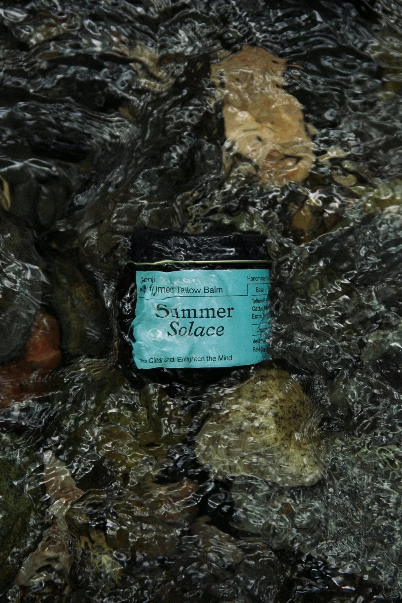 Summer Solace Tallow Genji Tallow Balm with Vetiver, Apricot & Palo Santo