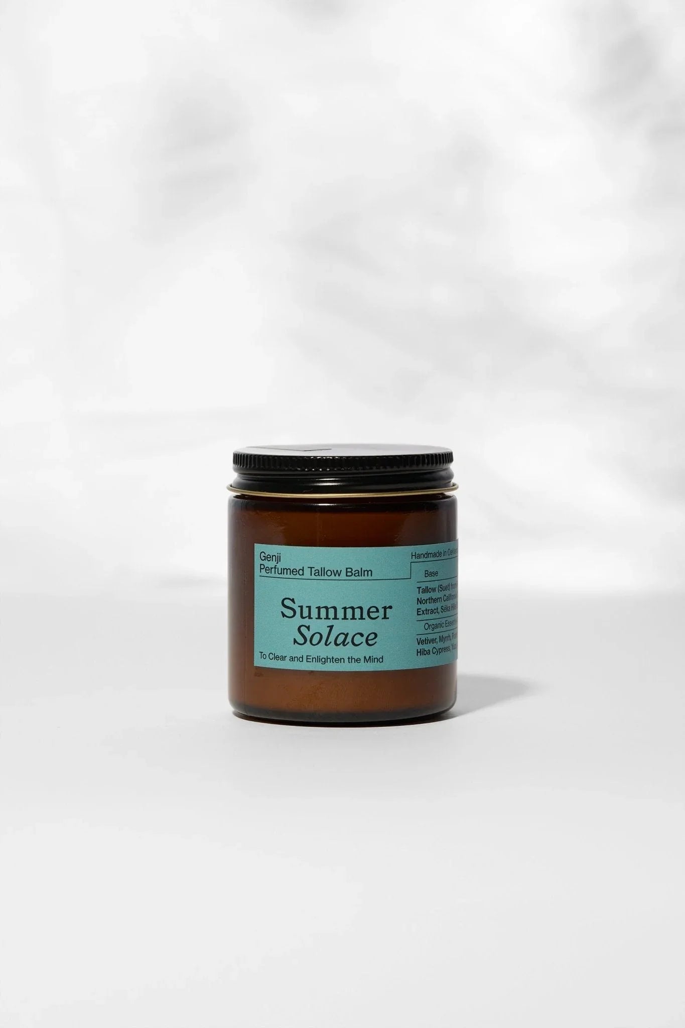 Summer Solace Tallow Genji Tallow Balm with Vetiver, Apricot & Palo Santo