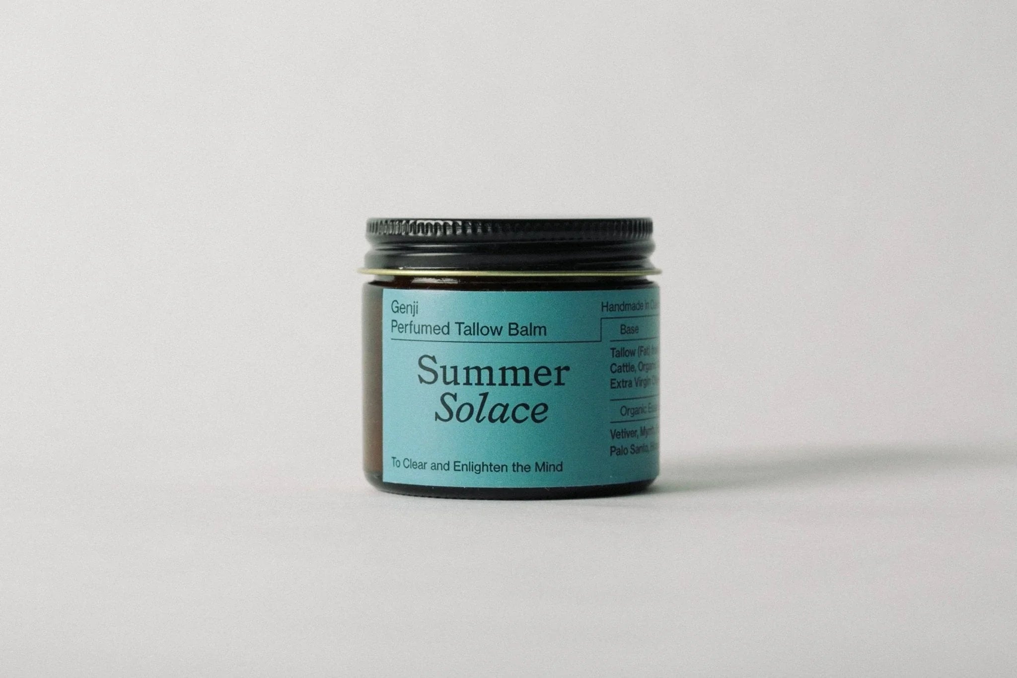 Summer Solace Tallow Genji Tallow Balm with Vetiver, Apricot & Palo Santo