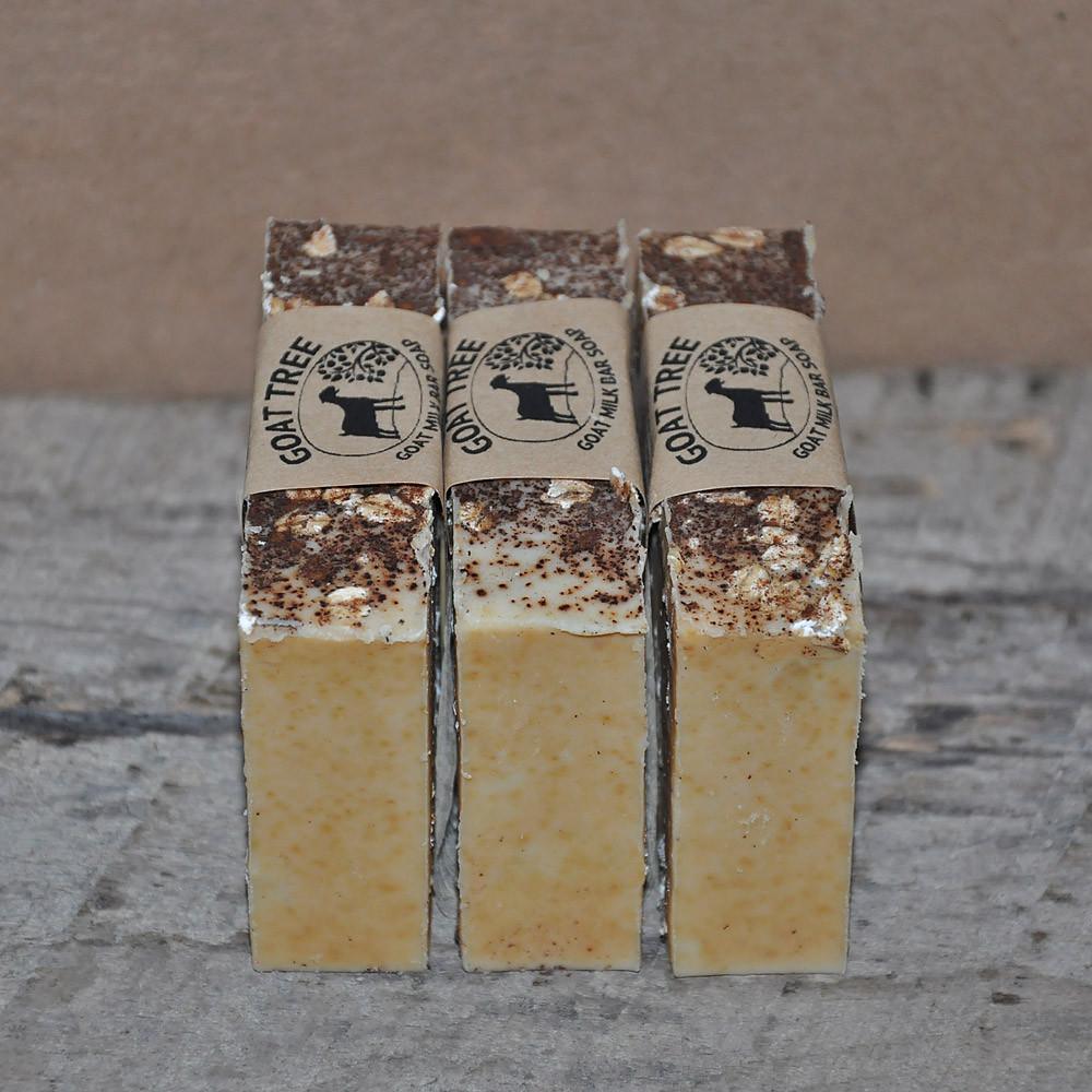 Soaplandia Goat Milk & Honey Oatmeal Goodness Soap, Unscented