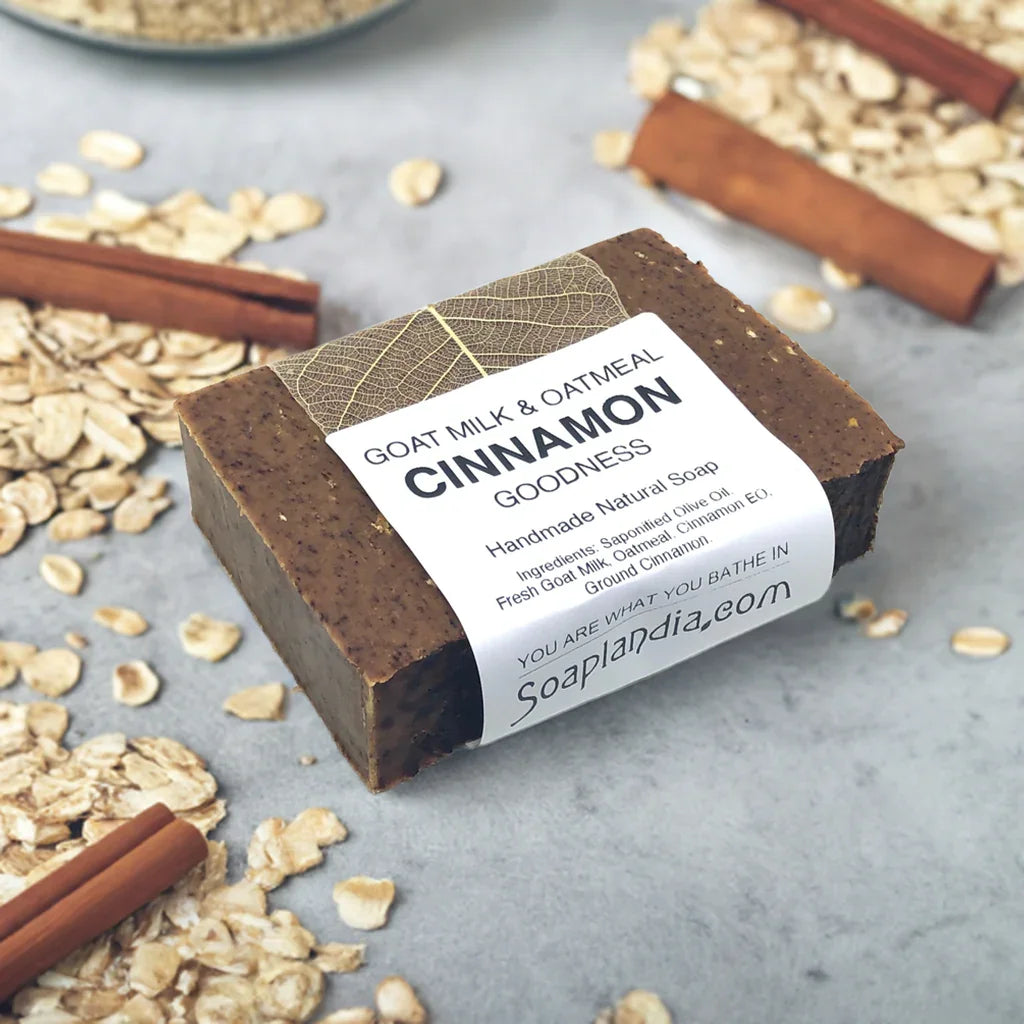 Soaplandia Goat Milk & Oatmeal Cinnamon Goodness Soap
