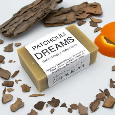 Soaplandia Patchouli Dreams Bar Soap, Organic - Image 1