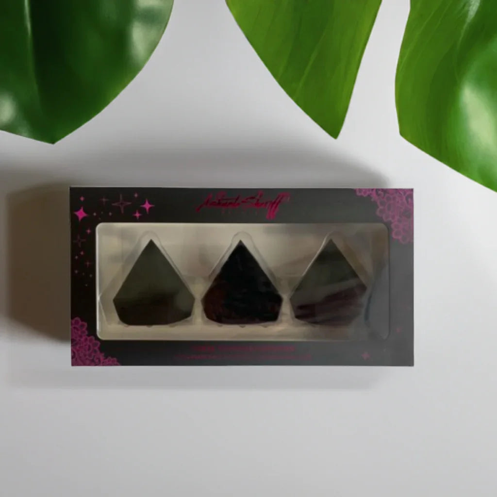 Ashunta Sheriff Beauty Diamond Sponge 3 pc set