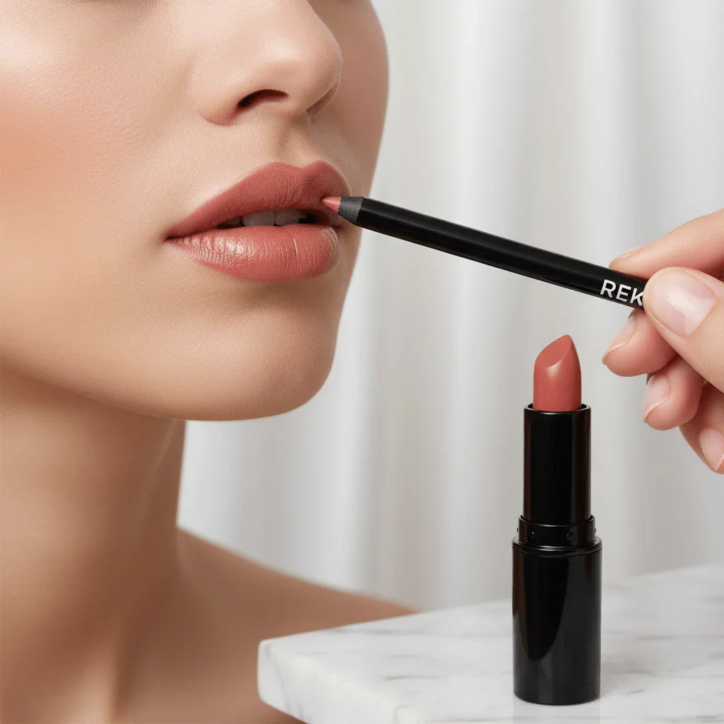 REK Cosmetics Gel Lip Liner Collection | Smooth, Defined Lips | Longwear, Creamy Finish