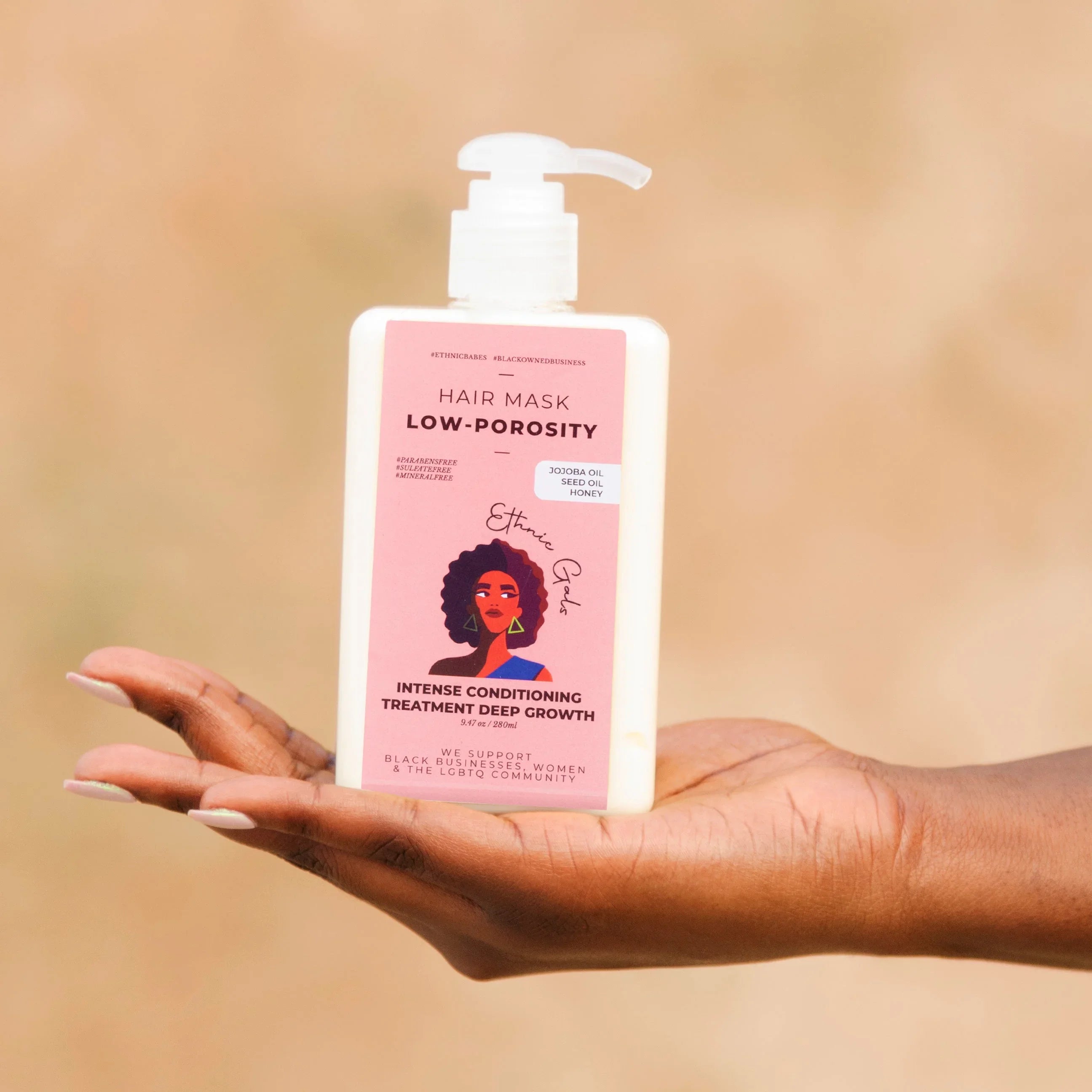 Ethnic Gals Low Porosity Deep Repair Hair Mask