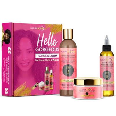 Naturalicious Hello Gorgeous Hair Care System (For Loose Curls) - Image 1