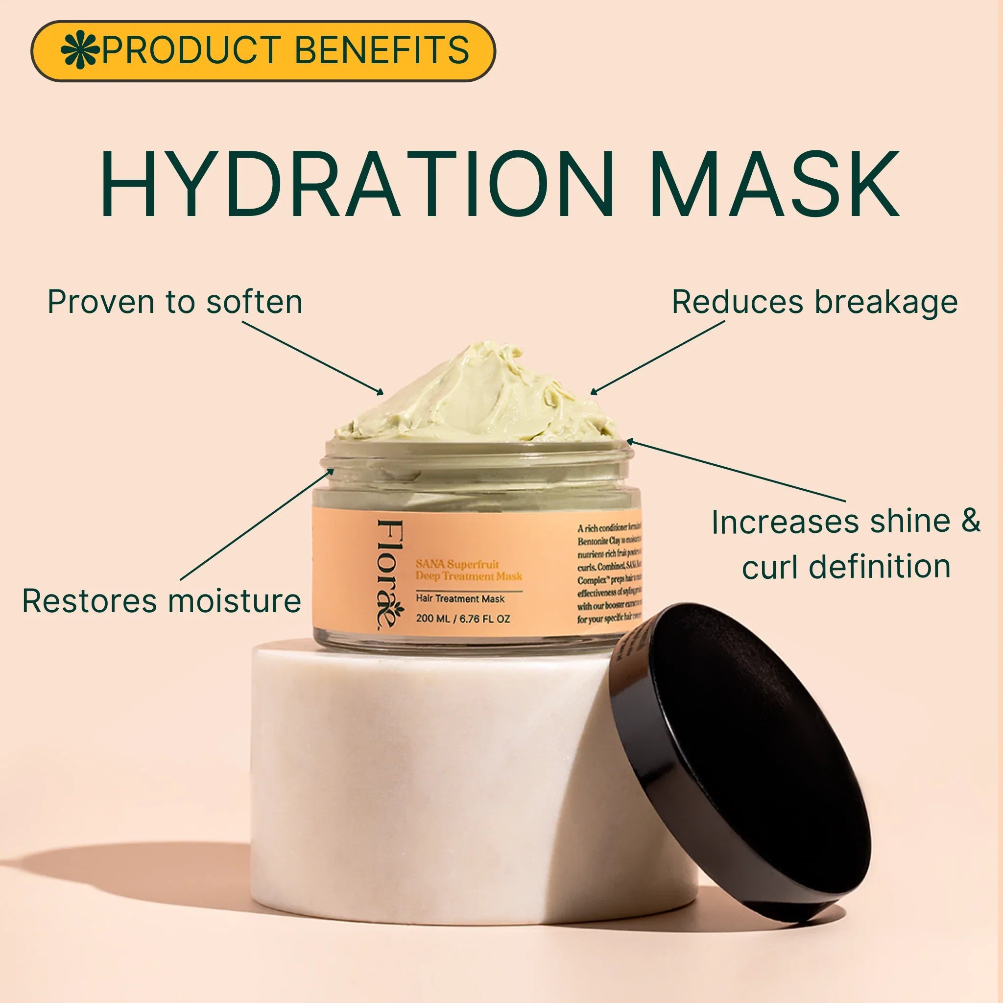 Floraebeauty Hydration Booster + Superfruit Deep Treatment Mask