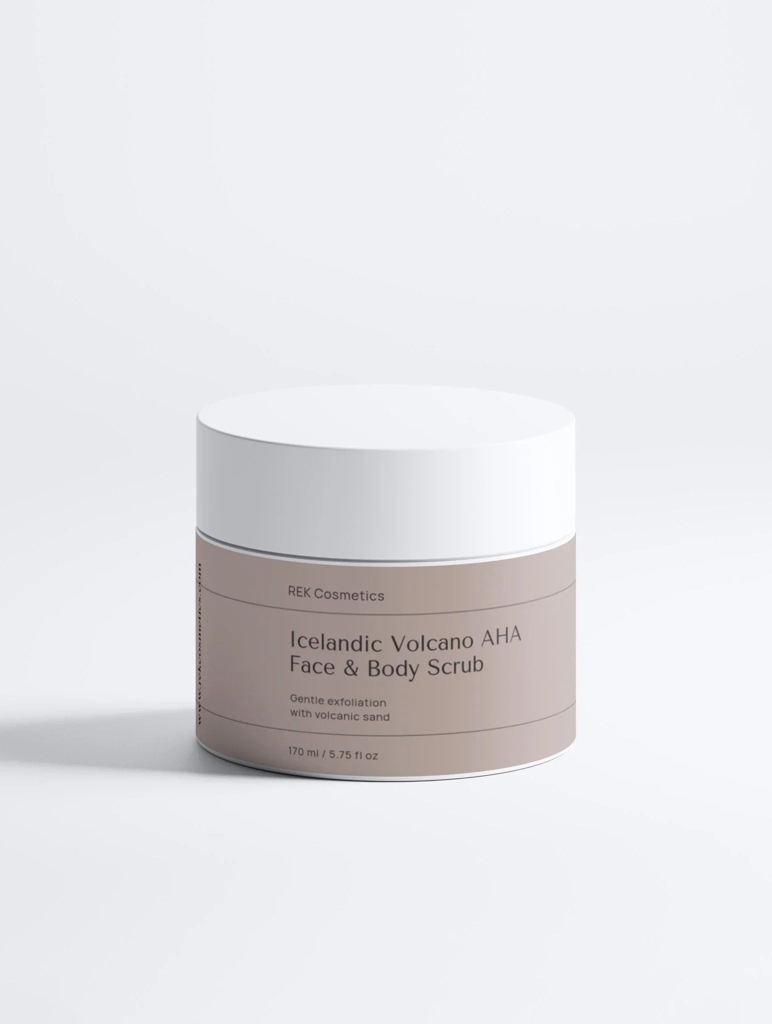 REK Cosmetics Icelandic Volcano AHA Face & Body Scrub