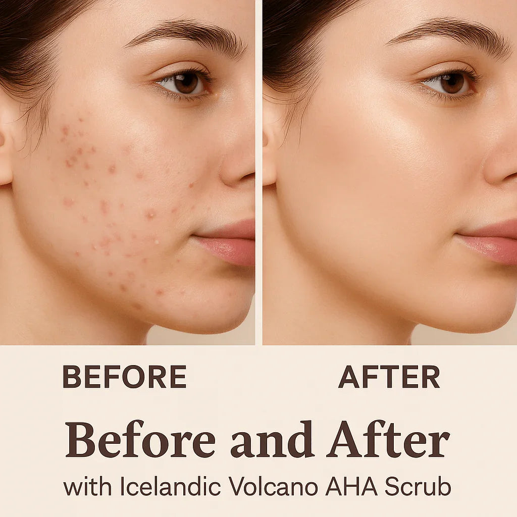 REK Cosmetics Icelandic Volcano AHA Face & Body Scrub